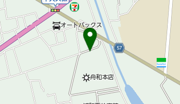 舟和浦和工場直売店の地図画像
