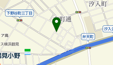 汐入町1丁目防災備品倉庫の地図画像