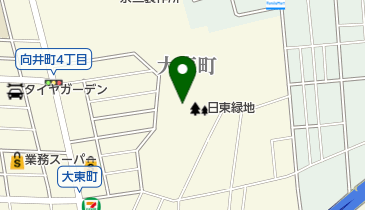 (株)加瀬倉庫レンタルボックス鶴見大東町ヤードの地図画像
