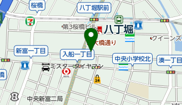 入船一丁目町会入船一丁目防災センターの地図画像