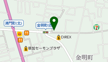 金明町鈴木倉庫の地図画像