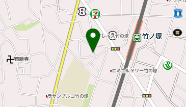 竹の塚療術センターの地図画像