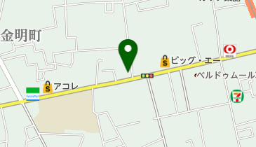 草加新田市場食堂の地図画像