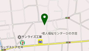 サンライズ工業(株)第3工場1号棟の地図画像