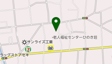 サンライズ工業(株)第3工場2号棟の地図画像