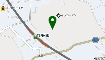キッコーマン食品(株)野田工場製造第2部の地図画像