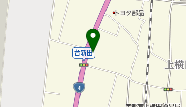 (株)トヨタレンタリース栃木配車センターの地図画像