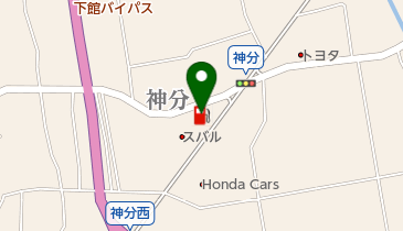 川崎石油物流(株)下館SSの地図画像