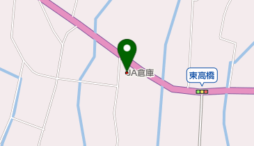 JAはが野東高橋倉庫の地図画像