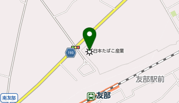 日本たばこ産業(株)友部工場の地図画像