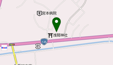 晃進物流(株)の地図画像