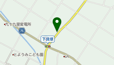 下貝塚岡倉庫の地図画像
