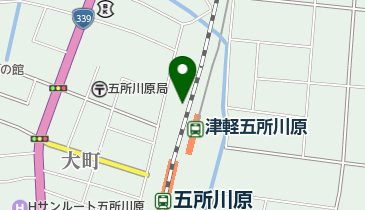 第一建設工業(株)五所川原事務所の地図画像