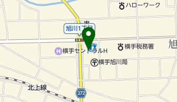 羽後電設工業(株)横手(営)の地図画像