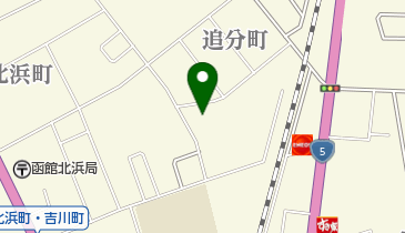 ダスキン道南工場の地図画像