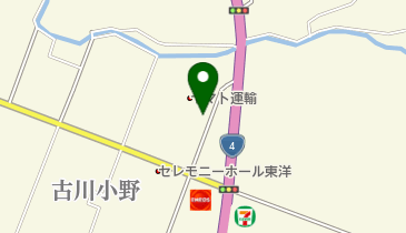 (株)真物流の地図画像