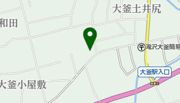 大釜交通電機センターの地図画像