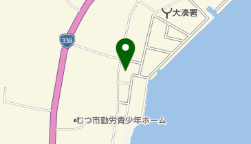 富士通特機システム(株)むつサポートセンターの地図画像