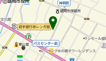 障がい者就労支援ばんがい市場の地図画像