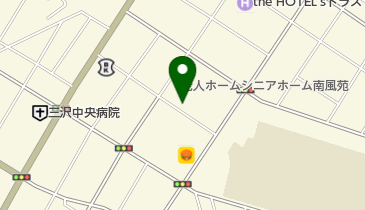 (株)県南森永宅配センター三沢支店の地図画像