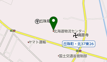 北海道物流センターの地図画像