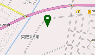 (株)ファーマインド札幌センターの地図画像