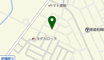 北海道水生生物研究所の地図画像