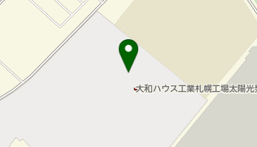 大和ハウス工業札幌工場太陽光発電所の地図画像
