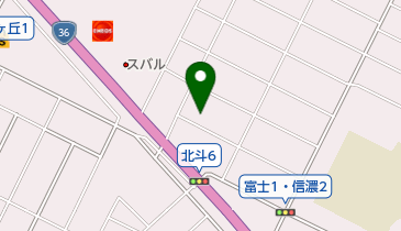 北央三菱自動車販売(株)板金塗装センターの地図画像