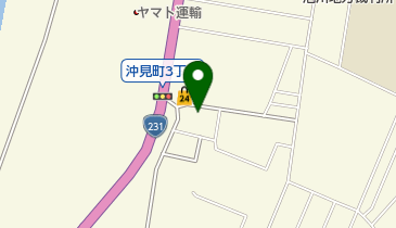 ケイセイ運輸(株)本社車庫の地図画像