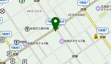 岩見沢補聴器センターの地図画像
