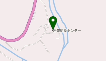 岩泉給食センターの地図画像