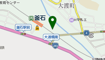 釜石線営業所分会の地図画像
