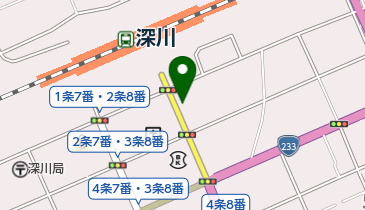 深川補聴器センターの地図画像