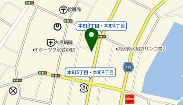紋別市消費者センターの地図画像