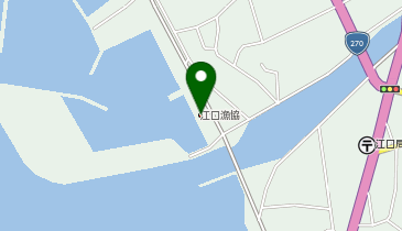 江口漁業協同組合漁村センターの地図画像
