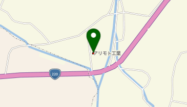 (株)アリモト工業の地図画像