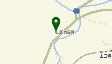 (有)山田竹風軒本店本社工場の地図画像