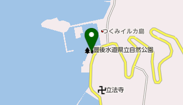 津久見市漁村センターの地図画像