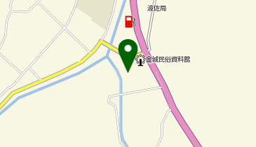 金城町特産物展示加工施設バウホールの地図画像