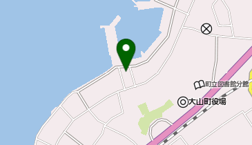 大山町漁村センターの地図画像