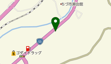 石谷林業木材市場の地図画像