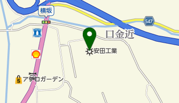 安田工業(株)佐用工場の地図画像