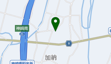 加納地区営農センターの地図画像
