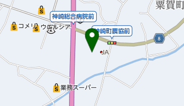 JA兵庫西農協農産加工場の地図画像