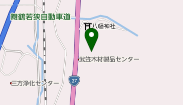 武笠木材製品センターの地図画像