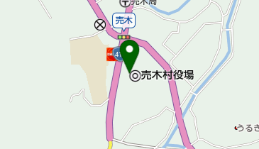 JAみなみ信州売木事業所の地図画像