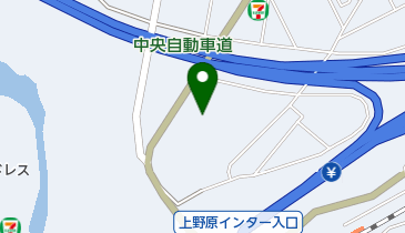 富岳通運(株)上野原(営)の地図画像