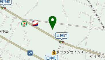 田中塗装工業の地図画像