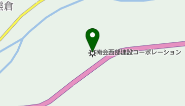 (株)南会西部建設コーポレーション生コン工場の地図画像